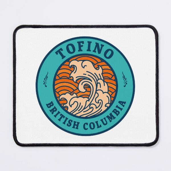 Item preview, Tofino Waves Retro Badge designed and sold by modeoftravel.