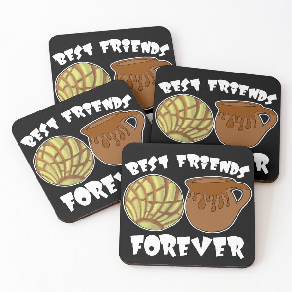 Item preview, Concha and Coffee Best Friends Forever v2 designed and sold by that5280lady.