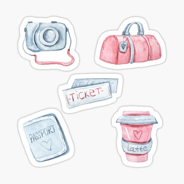 Travel Pack Sticker for Sale by StickersGalores