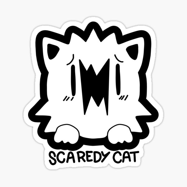 Scaredy Cats Square Sticker Sheet – Postix Sticker Club