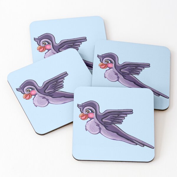 Item preview, Cute Flying Purple Parrot designed and sold by Deborah Camp.