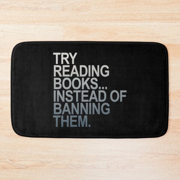Item preview, Try Reading Books Books Instead of Banning Them (Grays) designed and sold by Thelittlelord.
