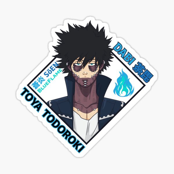 Villain Todoroki Stickers For Sale Redbubble