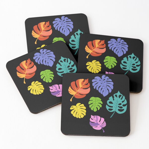 Item preview, Rainbow Monsterra Plant Leaves Collage | Gift for Plant Lovers | Gardeners | Green Leaf designed and sold by MiaDelelai.