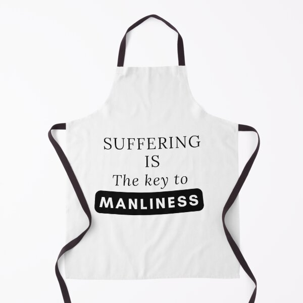Item preview, "Suffering is the key to manliness" Meaningful expression designed and sold by LA-ESPADA.
