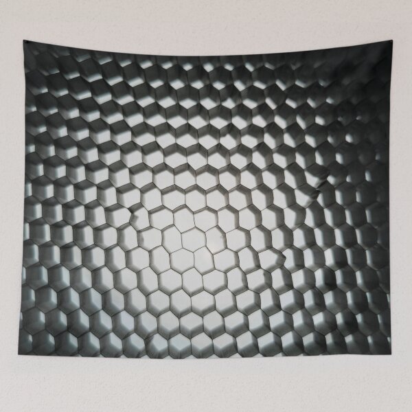 Item preview, Amazing abstract black white 3D pattern designed and sold by kispixart.