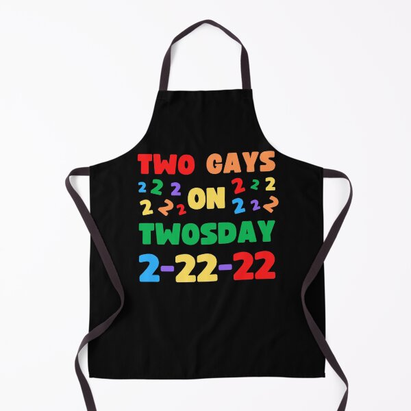 Item preview, TWO GAYS ON TWOSDAY 2-22-22 FEBRUARY 22ND MATCHING OUTFIT FOR COUPLES designed and sold by appareltolove.