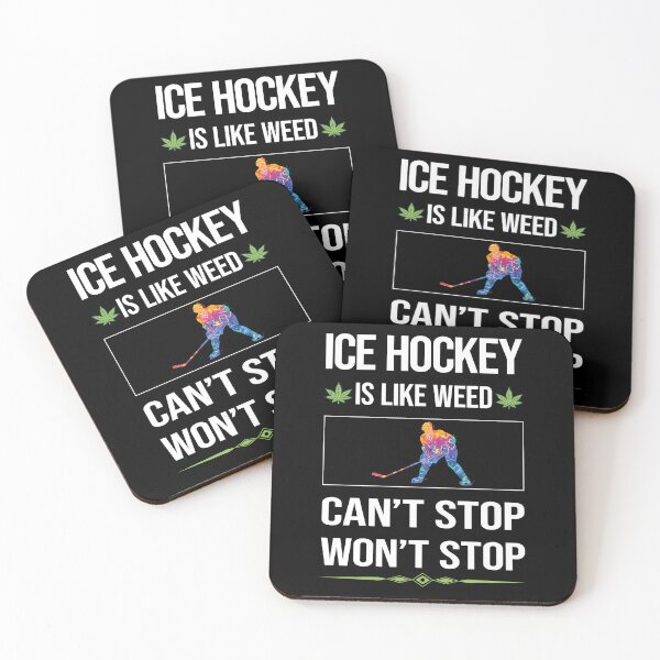 Item preview, Funny Can't Stop Ice Hockey designed and sold by ArydeaNoriega.