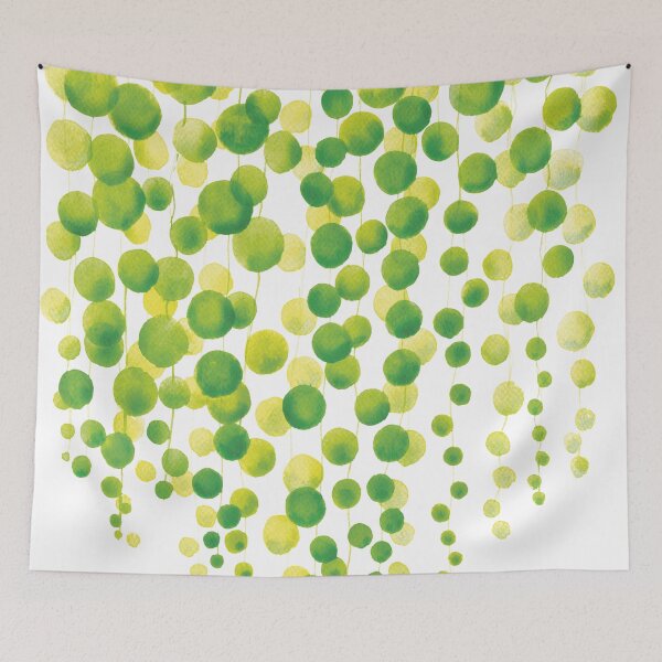 Item preview, Watercolor String of Pearls Succulent designed and sold by AlicjaCurioseur.