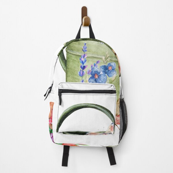 Item preview, Watercolor Garden Watering Can Floral designed and sold by silviaol.