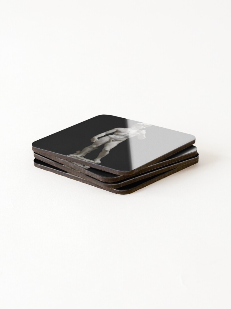 Alternate view of Michelangelo David full height Coasters (Set of 4)