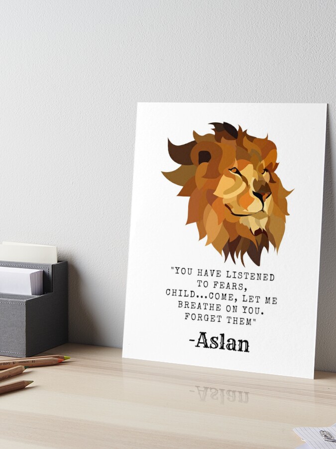 Aslan from The Chronicles of Narnia Art Print by E Felix - Fine