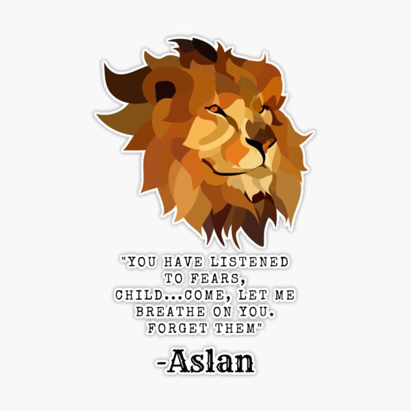 Aslan Quote // Narnia, CS Lewis Poster for Sale by CarolineTherese