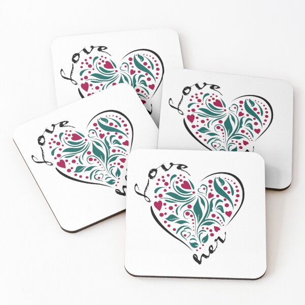 Item preview, Heart - I Love her designed and sold by FashionHeritage.