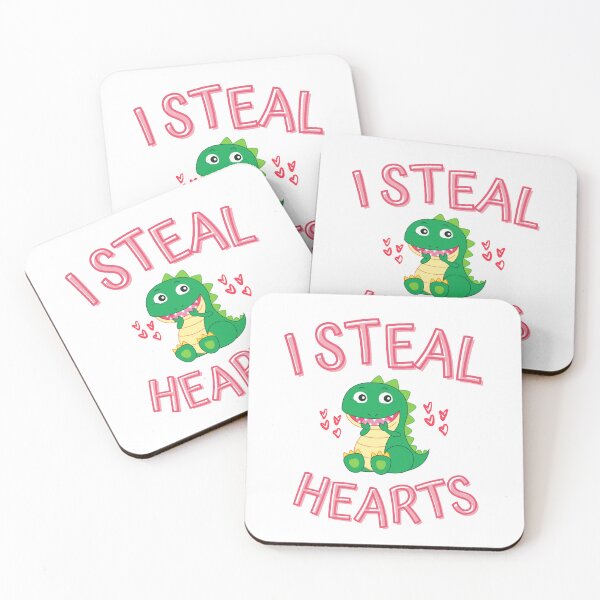 Item preview, I Steal Hearts - Funny And Cute Dinosaur Gift For Boys And Girls Idea For Kids And Toddler designed and sold by Diferenty Shop  ⭐⭐⭐⭐⭐.