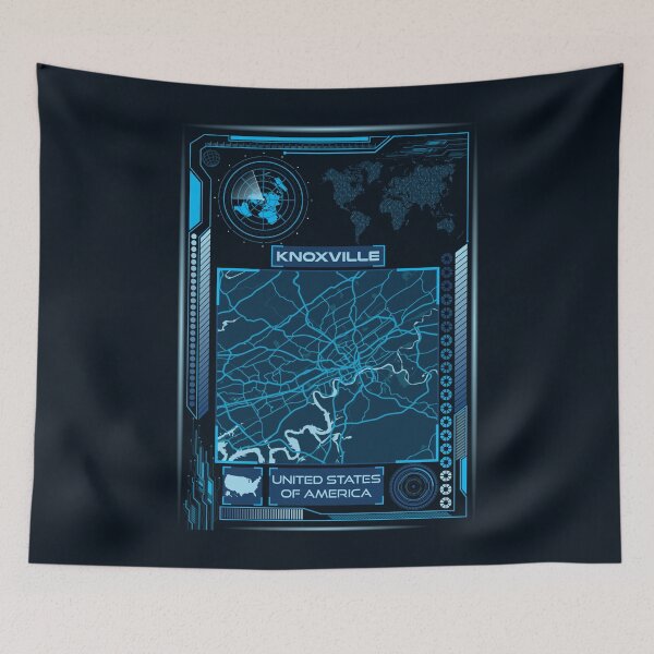 Item preview, KNOXVILLE MAP USA designed and sold by hatimelhag.