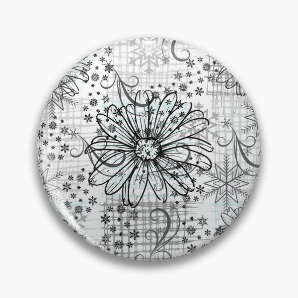 Aperçu de l'œuvre Flocons de neige gris et motifs abstraits pour les amateurs de flocons de neige. Beau gif d'anniversaire pour les filles. créée et vendue par YouRo.