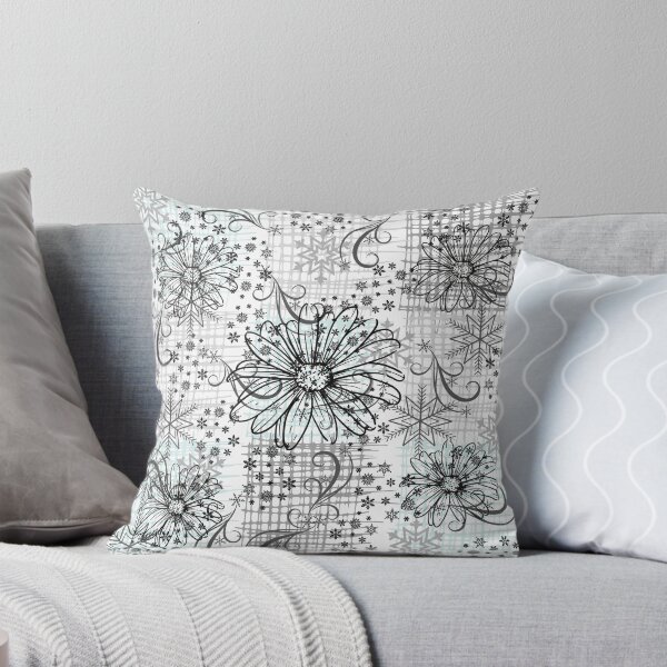 Item preview, Grey snowflakes and abstracts patterns for snowflake lovers. Beautiful birthday gif for girls.  designed and sold by YouRo.
