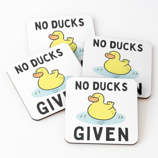 Item preview, No Ducks Given | Funny I Don't Give a Duck | Cute Meme Duck | Gift for Friends | Sassy Humor designed and sold by MiaDelelai.
