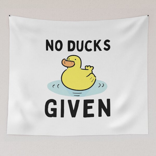 Item preview, No Ducks Given | Funny I Don't Give a Duck | Cute Meme Duck | Gift for Friends | Sassy Humor designed and sold by MiaDelelai.