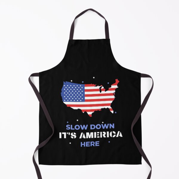 Item preview, Slow down its america here bleu stars Flag designed and sold by Hohohaxi.