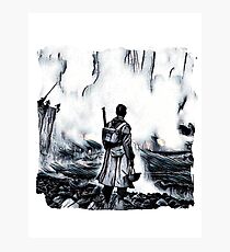 WW11 Allied Soldier Photographic Print