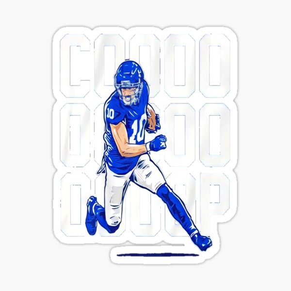 johnnystackart Cooper Kupp Jersey Shirt Sticker