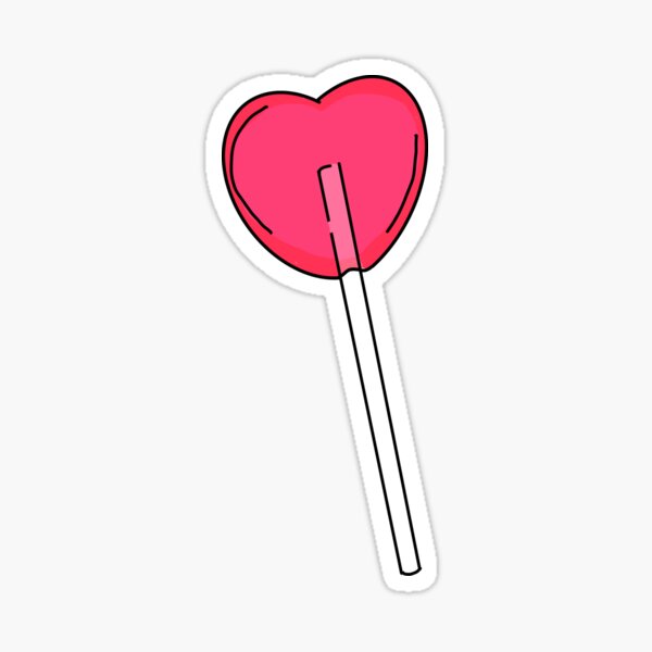 Pink Lollipop Stickers for Sale