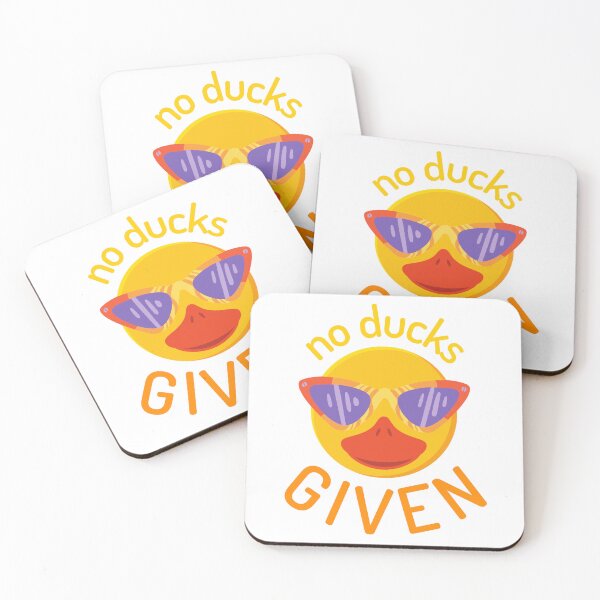 Item preview, Funny No Ducks Given | Funny I Don't Give a Duck | Duck with Sunglasses | Sassy Duck | Funny Duck Meme designed and sold by MiaDelelai.