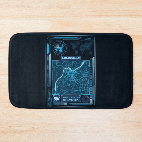 Item preview, LOUISVILLE MAP USA designed and sold by hatimelhag.