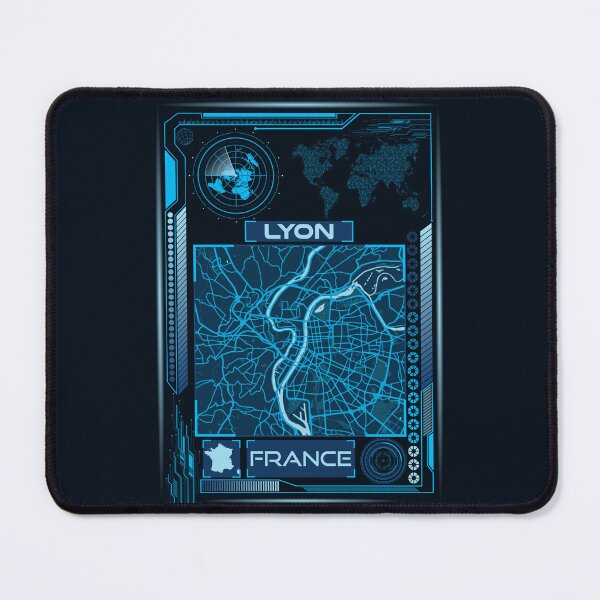Item preview, LYON MAP FRANCE designed and sold by hatimelhag.