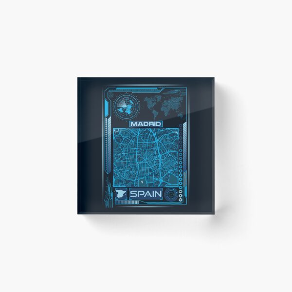 Item preview, MADRID MAP SPAIN designed and sold by hatimelhag.