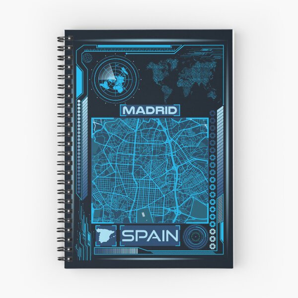 Item preview, MADRID MAP SPAIN designed and sold by hatimelhag.