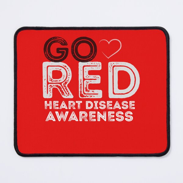 Item preview, Go Red Heart Disease Awareness Month Ribbon Red Heart Health designed and sold by gachtousalah.
