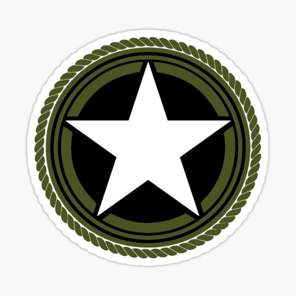 Army green star
