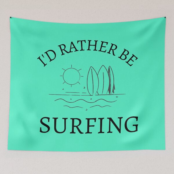 Item preview, I'd Rather Be Surfing designed and sold by NerdGrrl.