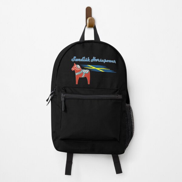 Item preview, Swedish Horsepower Sport-Red Dala on Black designed and sold by HighCountry2021.