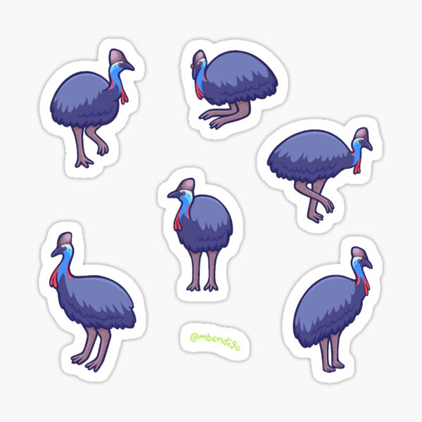 Item preview, Coolest Cassowary  designed and sold by Macbendigo.