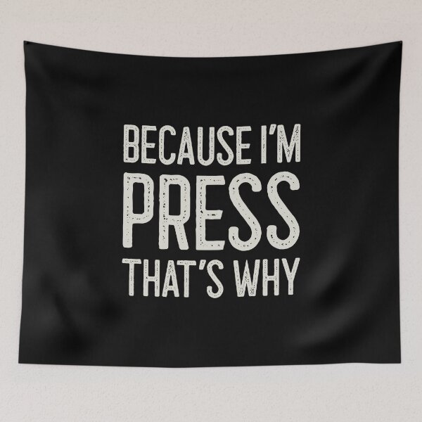 Item preview, Porque soy prensa por eso divertido nombre personalizado designed and sold by MariosNydras.