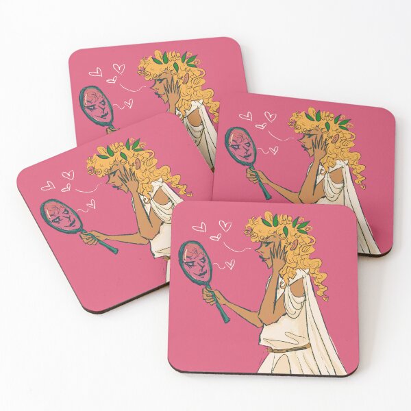 Item preview, Narciso - amor propio - tarjeta de San Valentín designed and sold by happyfox.