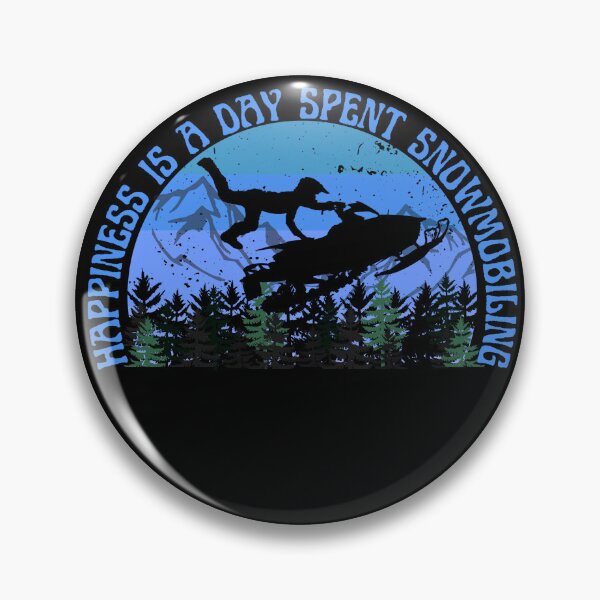Item preview, Happiness is a Day Spent Snowmobiling Guy -Snow Machine designed and sold by Rally-Girl.