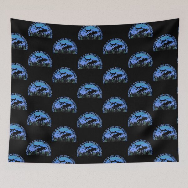 Item preview, Happiness is a Day Spent Snowmobiling Guy -Snow Machine designed and sold by Rally-Girl.