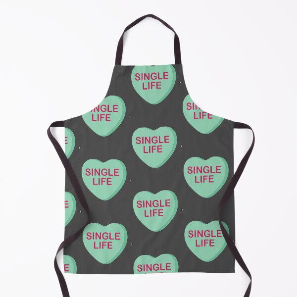 Item preview, "Single Life" heart candy Anti Valentine's Day design designed and sold by ForscarlettPub.