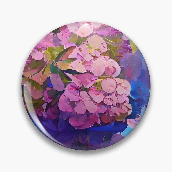 Item preview, Abstract Violet  Hydrangea designed and sold by advanceprintart.
