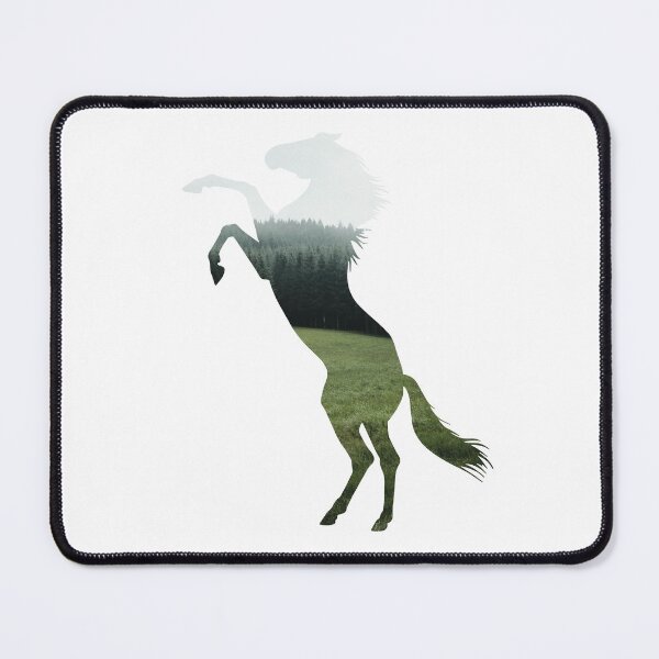 Item preview, Horse rearing in front of a forest, for every horse lover! designed and sold by PICbyFemke.