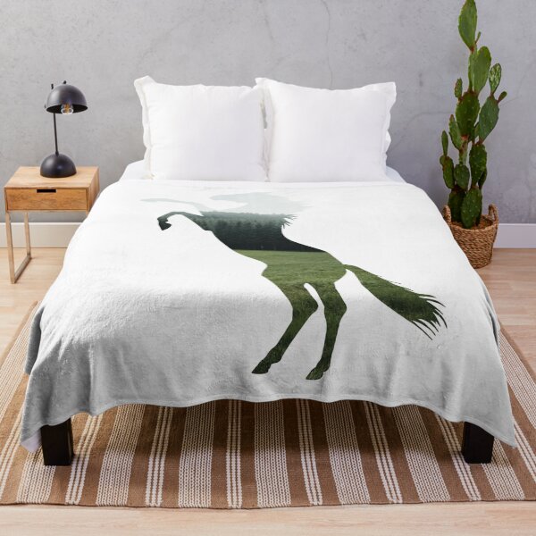 Item preview, Horse rearing in front of a forest, for every horse lover! designed and sold by PICbyFemke.