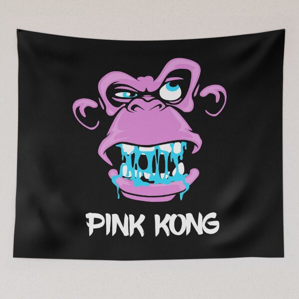 Item preview, Cool Animal Funny Saying Pink Kong Gorilla Monkey designed and sold by Jeezzas.