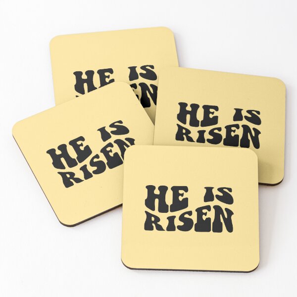 Item preview, He is Risen Easter Jesus Christ Christian Religion Church designed and sold by SocialLook.