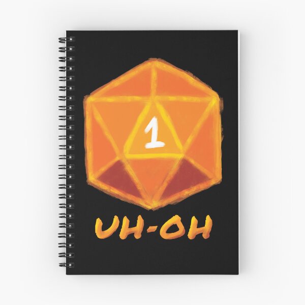 Item preview, Natural 1 - Uh-Oh | Hand Drawn Nat 1 - Critical Fail D&D designed and sold by SqrlStudios.