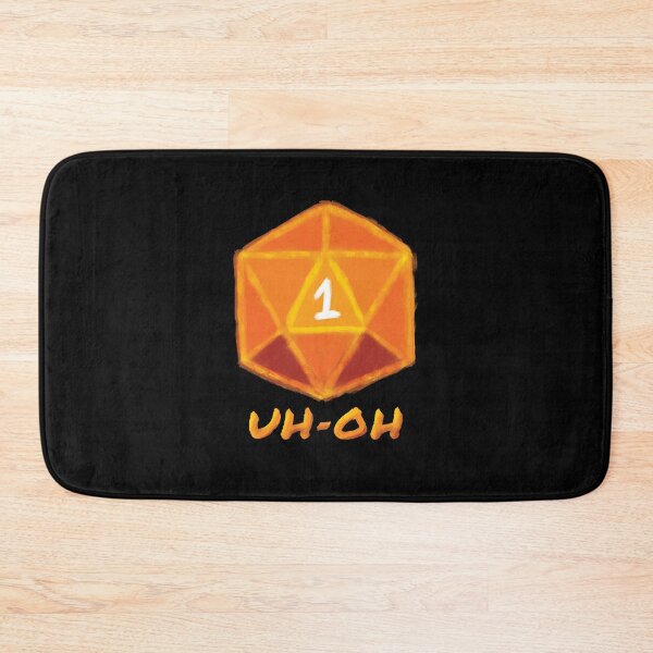 Item preview, Natural 1 - Uh-Oh | Hand Drawn Nat 1 - Critical Fail D&D designed and sold by SqrlStudios.